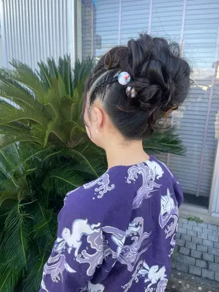 ロング ヘアアレンジ Felice Erikaのヘアスタイル