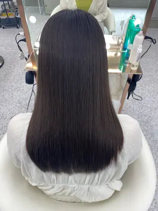 ミディアム 髪質改善/はるみ🌙 赤み消しカラーのヘアスタイル