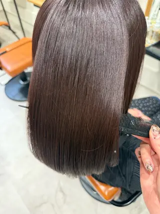 セミロング 💛🤍U too e’s /店長🧸のヘアスタイル