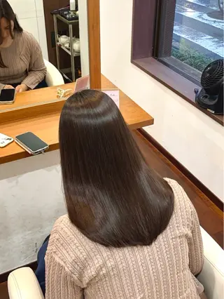 セミロング 今在家 玲【自然な 縮毛矯正/メンズ】のヘアスタイル