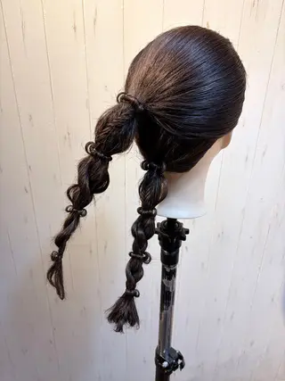 ヘアアレンジ 神野 楓のヘアスタイル