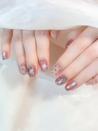 ネイル Lavender nail·中島公園のネイルデザイン