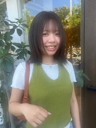 カラー 八事 yukii 橋本 心🫧のヘアスタイル