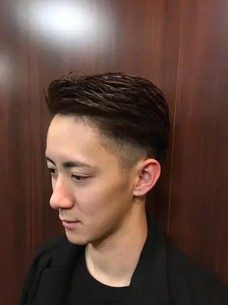 ショート カラー メンズ 小島 史也のヘアスタイル