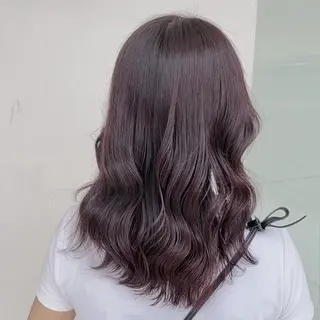 ロング カラー 縮毛矯正/ワンカラー モデル募集🫧田村のヘアスタイル
