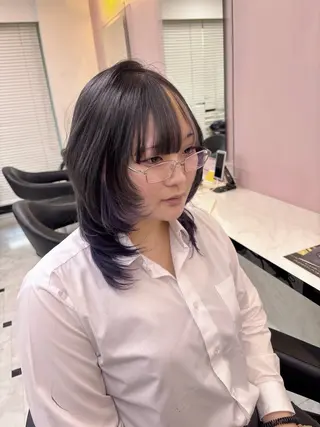 ロング カラー 💙ハイトーン韓国風 色白ヘア💙manaのヘアスタイル