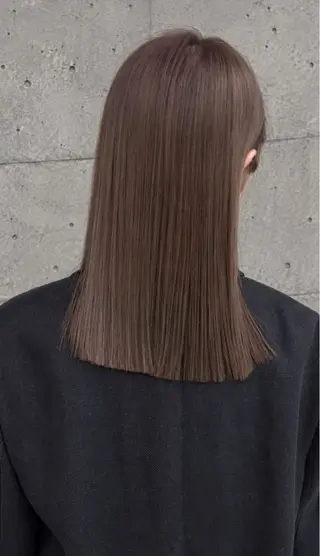 ミディアム カラー パーマ ヘアアレンジ 🌱透明感カラー🌱 レイヤー/コウスケのヘアスタイル