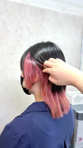 ミディアム カラー 🍒ハイトーン/ブリ ーチ/MERI🌙のヘアスタイル