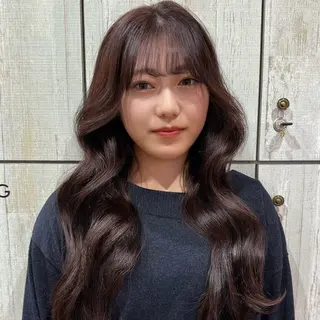 ロング カラー 柔らかいbeige ¦韓国¦🩰マユ🩰のヘアスタイル