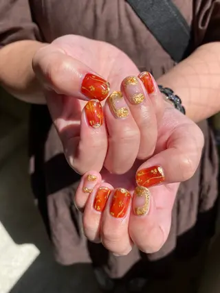 ネイル 草加ニュアンスネイル 🌚hersのネイルデザイン