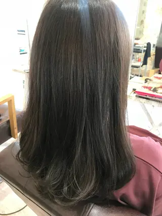ロング カラー 塚本 昂のヘアスタイル