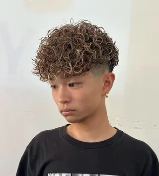 パーマ メンズ 海外風スタイル Gakutoのヘアスタイル