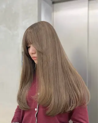 カラー ベージュカラー🤎 ayukaのヘアスタイル