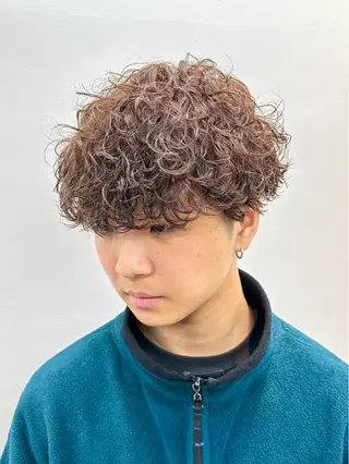 ショート パーマ メンズ メンズパーマ メンズ特化ryoのヘアスタイル