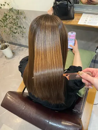 ロング 近澤 佑香のヘアスタイル