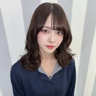 セミロング カラー Ren. 🦋デザインカラーのヘアスタイル