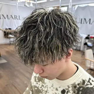 ショート カラー パーマ メンズ メンズ特化🫧 YUSUKE🫧のヘアスタイル