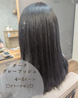 セミロング カラー 亜美💎6月7月は お早めのご予約を✨のヘアスタイル