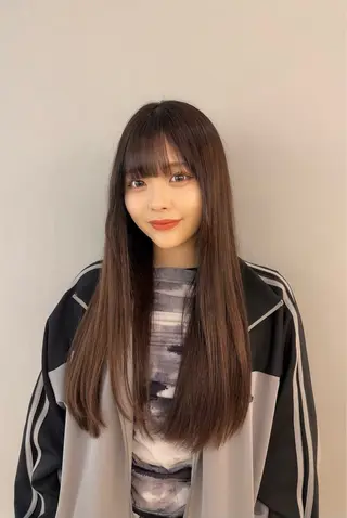 ロング unopulir 景山 凌のヘアスタイル