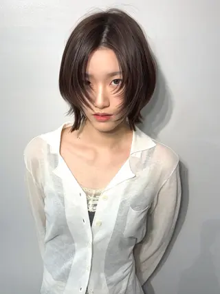 ショート 似合わせ顔まわり/ レイヤーKOUGAのヘアスタイル