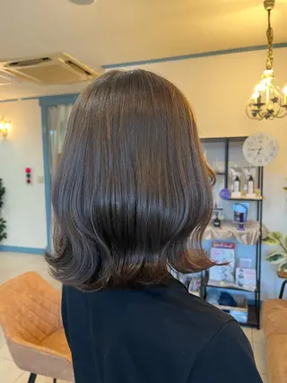 ミディアム カラー 💎ハイトーン× 透明感カラー Rioのヘアスタイル