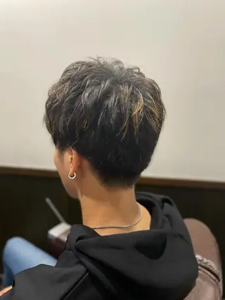 ミディアム メンズ 代表 武田晃英のヘアスタイル