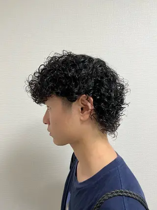 ショート カラー パーマ メンズ 🔥メンズ 特化🔥菊水皐暉🔥のヘアスタイル