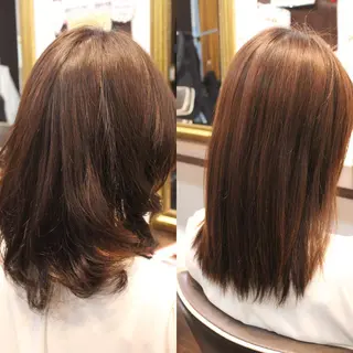 セミロング 田口 信雄のヘアスタイル