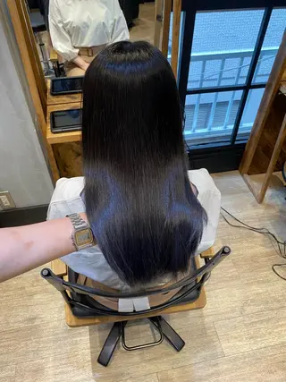 セミロング 新宿/顔周りカット +レイヤー=しずく♩のヘアスタイル