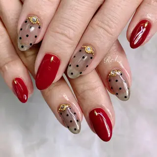 ネイル モチの良さ◉ フィルインネイル♡のネイルデザイン