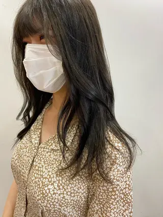 ロング カラー 田谷 夏生のヘアスタイル