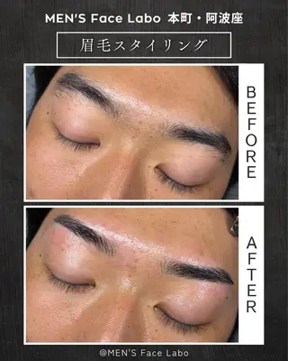 メンズ アイブロウ メンズフェイスラボ 本町･阿波座の眉毛・アイブロウイメージ