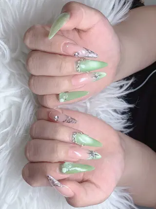 ネイル Anh ゴテゴテネイルのネイルデザイン