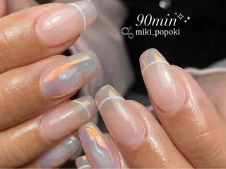 ネイル ちゅるん/個性派/ モチ好評◎|MIKIのネイルデザイン