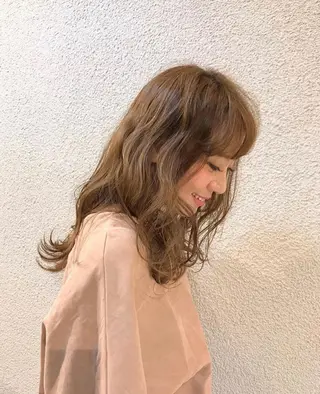 ロング カラー ヘアアレンジ ショート/ボブ/ パーマ/TOMOMIのヘアスタイル