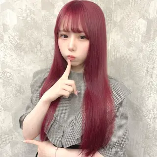 ロング カラー ダメージレスブリーチ RIKU🎨のヘアスタイル