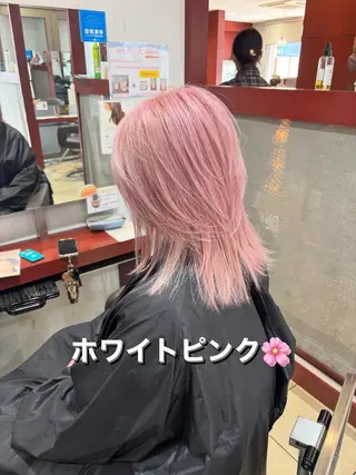 ミディアム 坂本 優輝のヘアスタイル