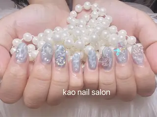 ネイル kao nail マグネット/長さだしのネイルデザイン