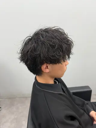 ショート パーマ メンズ 社会人向けパーマ 北千住No.1林和輝のヘアスタイル