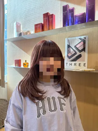 ロング 透明感カラー/ カット🎀あつこ🎀のヘアスタイル
