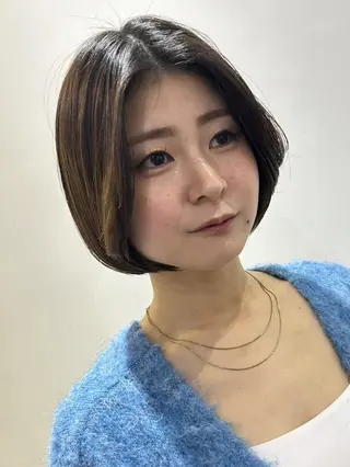 ショート ボブ人気No,1✨ TAME副店長のヘアスタイル