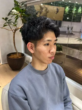 ショート メンズ 梅田茶屋町メンズ 専門美容師 山元一平のヘアスタイル