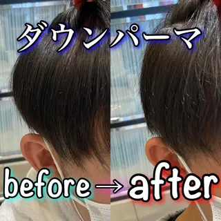 パーマ メンズ メンズ縮毛矯正 ♠️店長下平隼人のヘアスタイル