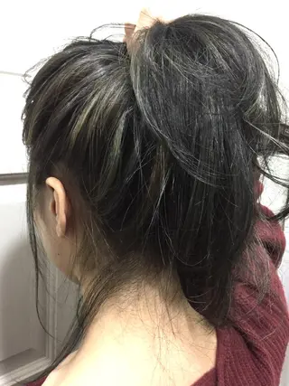 ショート ミディアム セミロング カラー 若杉 諒のヘアスタイル