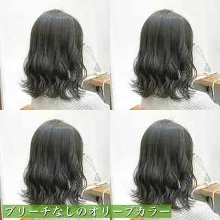 ミディアム カラー navile原宿 yumaのヘアスタイル
