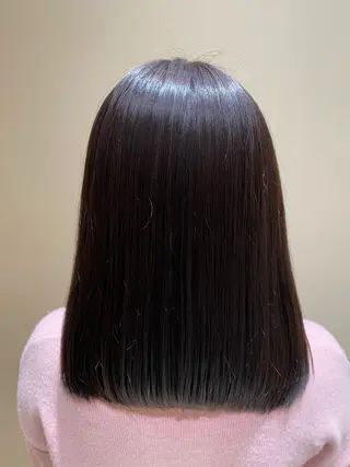ミディアム 福木 康助のヘアスタイル