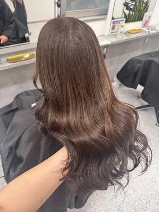 カラー レイヤー透明感カラー ブリーチ🎀オトハのヘアスタイル