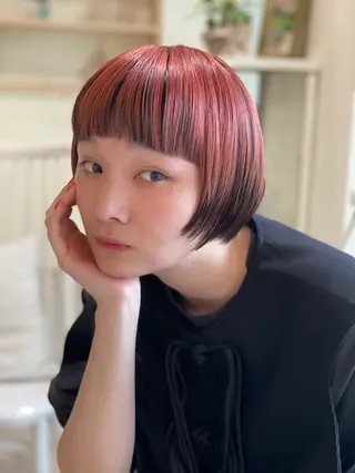 ショート カラー 恵比寿 Yuki 地毛風カラー🌱のヘアスタイル