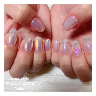 ミディアム ネイル 🐾enen style 🐾のネイルデザイン