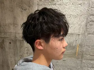 ショート パーマ メンズ 朝ラクパーマ 【SENA】のヘアスタイル